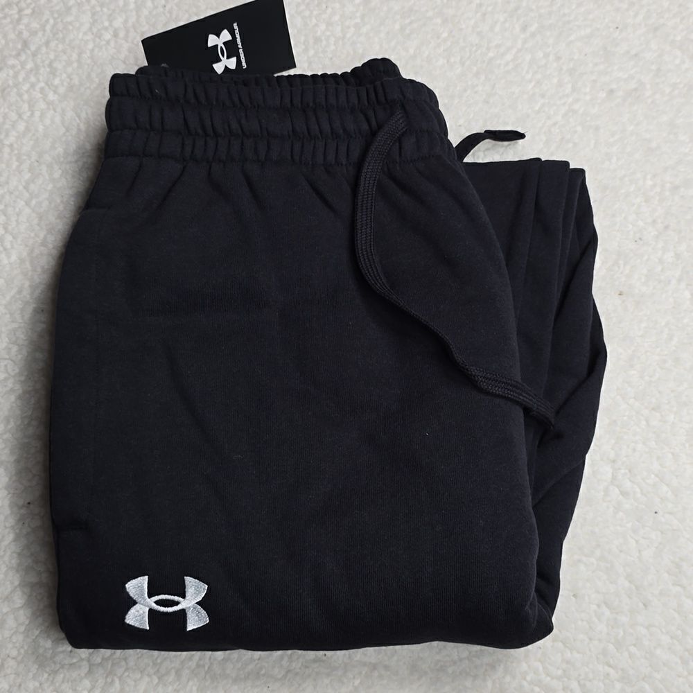 708 NWT Men's UA Rival Fleece Pants regular Inseam: 31.25" - Picture 3 of 4